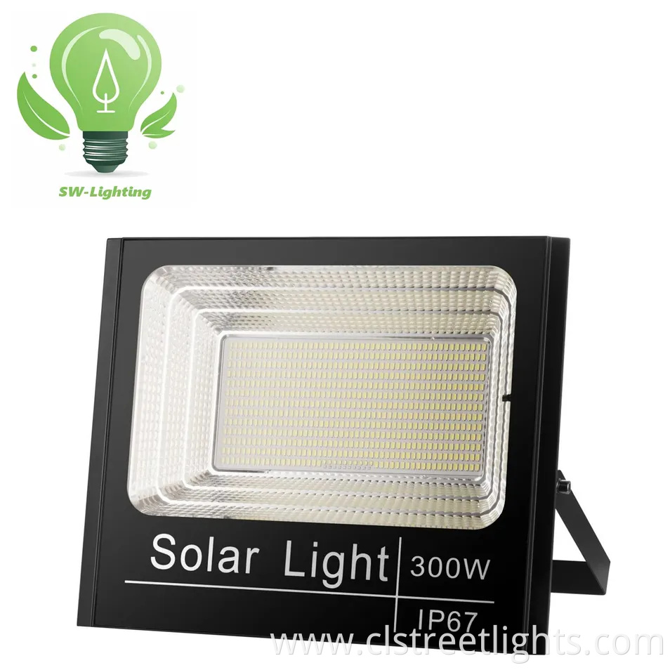 All in One Solar LED Flood Lamp IP66 Waterproof Outdoor Solar LED Flood Light with SMD High Brightness 40W 60W 100W 200W 300W 400W